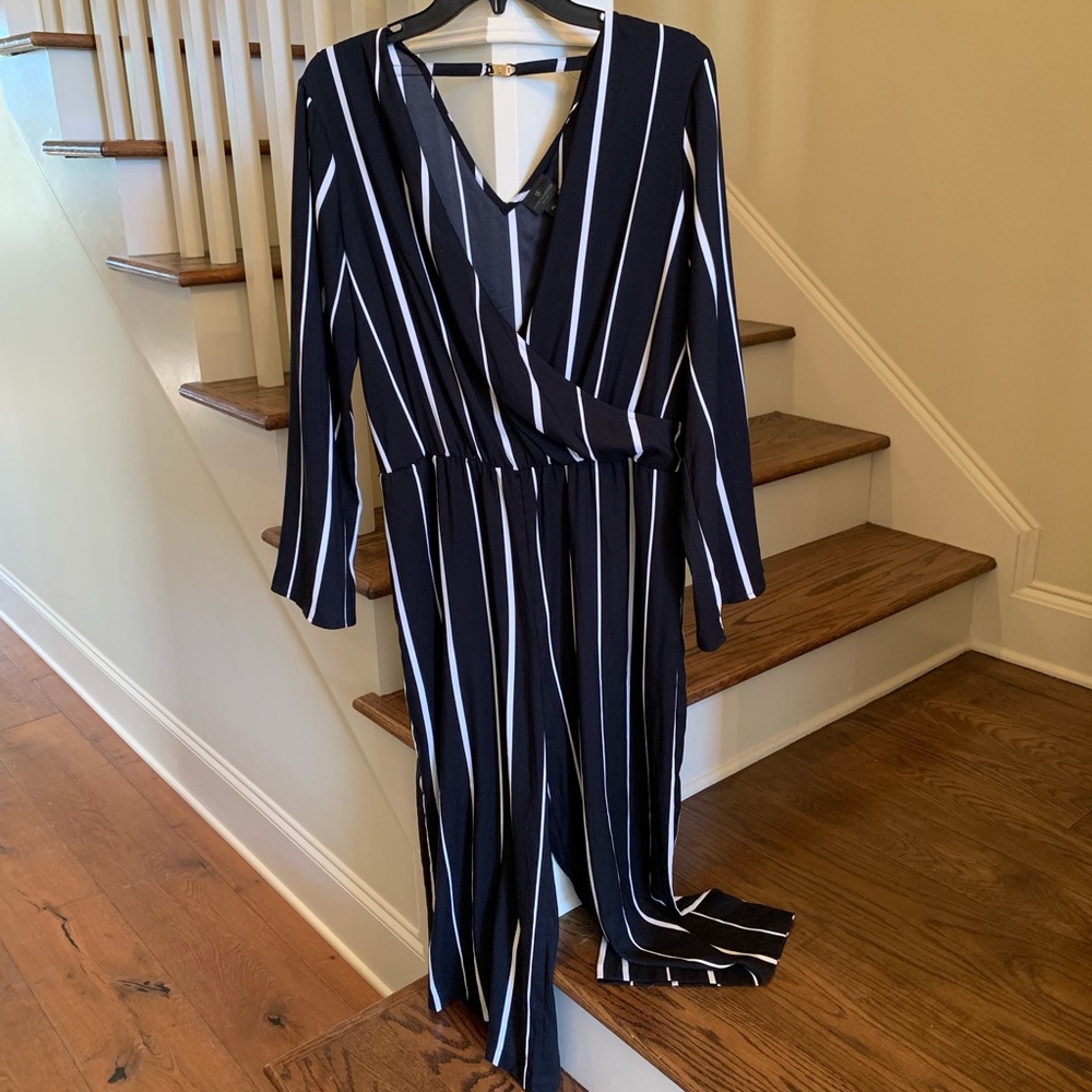 Black and white jumpsuit